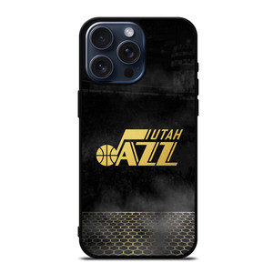 UTAH JAZZ GOLD LOGO iPhone 15 Pro Max Case UTAH JAZZ GOLD LOGO iPhone 15 Pro Max Case
