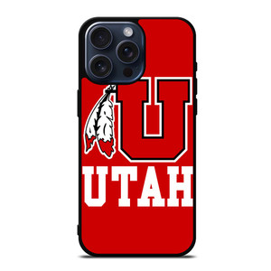 UTAH UTES FOOTBALL LOGO 2 iPhone 15 Pro Max Case UTAH UTES FOOTBALL LOGO 2 iPhone 15 Pro Max Case