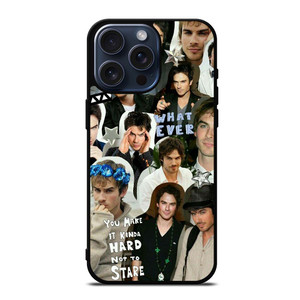 VAMPIRE DIARIES IAN SOMERHALDER COLLAGE iPhone 15 Pro Max Case VAMPIRE DIARIES IAN SOMERHALDER COLLAGE iPhone 15 Pro Max Case