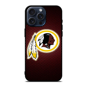WAHINGTON REDSKINS METAL LOGO iPhone 15 Pro Max Case WAHINGTON REDSKINS METAL LOGO iPhone 15 Pro Max Case