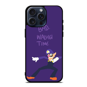 WALUIGI TIME TOO BAD iPhone 15 Pro Max Case WALUIGI TIME TOO BAD iPhone 15 Pro Max Case