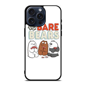 WE BARE BEARS CUTE CARTOON iPhone 15 Pro Max Case WE BARE BEARS CUTE CARTOON iPhone 15 Pro Max Case