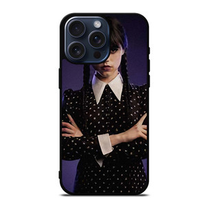 WEDNESDAY ADDAMS JENNA ORTEGA iPhone 15 Pro Max Case WEDNESDAY ADDAMS JENNA ORTEGA iPhone 15 Pro Max Case