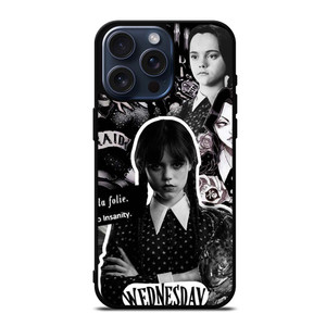 WEDNESDAY ADDAMS MOVIES COLLAGE iPhone 15 Pro Max Case