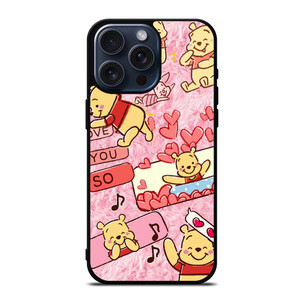 WINNIE THE POOH COLLAGE iPhone 15 Pro Max Case WINNIE THE POOH COLLAGE iPhone 15 Pro Max Case