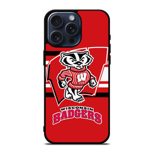WISCONSIN BADGER SYMBOL iPhone 15 Pro Max Case