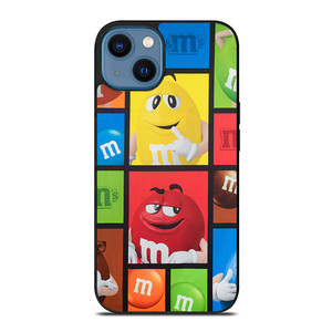 M&M'S CANDIES MASCOT COLLAGE iPhone 14 Case