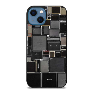 MARSHALL AMPLIFIER COLLAGE iPhone 14 Case MARSHALL AMPLIFIER COLLAGE iPhone 14 Case