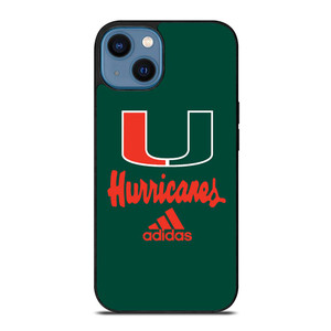 MIAMI HURRICANES GREEN LOGO iPhone 14 Case MIAMI HURRICANES GREEN LOGO iPhone 14 Case