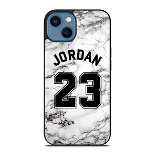 MICHAEL JORDAN 23 WHITE MARBLE iPhone 14 Case