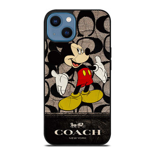 MICKEY MOUSE COACH NEW YORK iPhone 14 Case