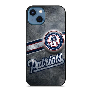 NEW ENGLAND PATRIOTS FOOTBALL LOGO iPhone 14 Case