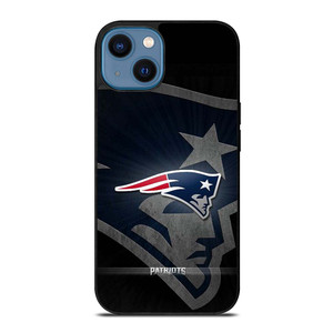 NEW ENGLAND PATRIOTS METAL LOGO iPhone 14 Case NEW ENGLAND PATRIOTS METAL LOGO iPhone 14 Case