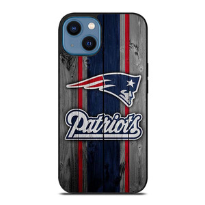 NEW ENGLAND PATRIOTS WOODEN LOGO iPhone 14 Case NEW ENGLAND PATRIOTS WOODEN LOGO iPhone 14 Case