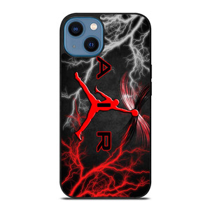 NIKE AIR JORDAN LIGHTNING LOGO iPhone 14 Case