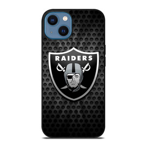 OAKLAND RAIDERS METAL LOGO iPhone 14 Case