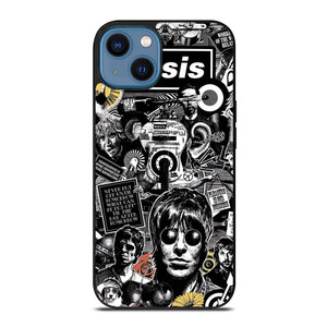 OASIS ROCK BAND POSTER iPhone 14 Case OASIS ROCK BAND POSTER iPhone 14 Case