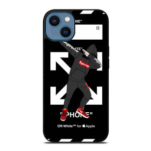 OFF WHITE X DAB SUPREME ILLUSTRATION iPhone 14 Case OFF WHITE X DAB SUPREME ILLUSTRATION iPhone 14 Case