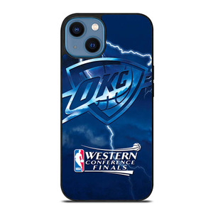 OKLAHOMA CITY THUNDER BASKETBALL iPhone 14 Case OKLAHOMA CITY THUNDER BASKETBALL iPhone 14 Case