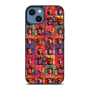 PETER MAX LIBERTY STATUE iPhone 14 Case