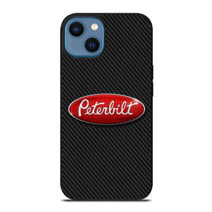 PETERBILT TRUCK LOGO CARBON iPhone 14 Case