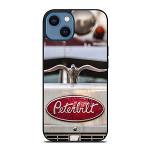 PETERBILT TRUCK METAL EMBLEM iPhone 14 Case PETERBILT TRUCK METAL EMBLEM iPhone 14 Case