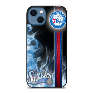 PHILADELPHIA 76ERS NBA FIRE iPhone 14 Case