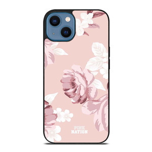 PINK VICTORIA'S SECRET FLOWER iPhone 14 Case PINK VICTORIA'S SECRET FLOWER iPhone 14 Case
