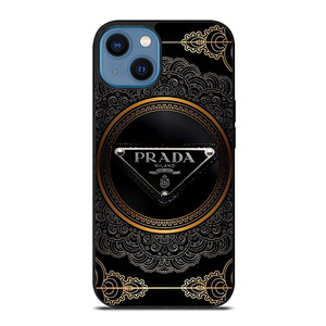 PRADA MILANO BLACK GOLD iPhone 14 Case