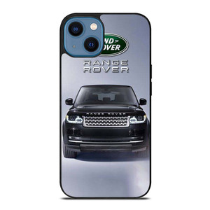 RANGE ROVER LAND ROVER BLACK CAR iPhone 14 Case