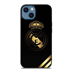 REAL MADRID FC NEW GOLD LOGO iPhone 14 Case REAL MADRID FC NEW GOLD LOGO iPhone 14 Case