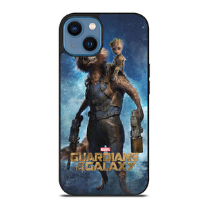 ROCKET RACCOON AND BABY GROOT iPhone 14 Case