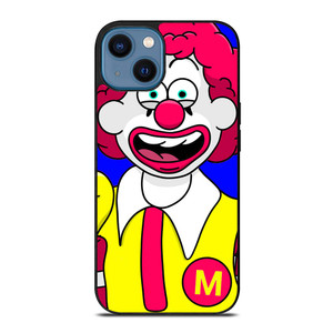 RONALD MCDONALDS MASCOT CARTOON iPhone 14 Case