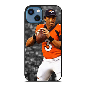 RUSSEL WILSON DENVER BRONCOS NFL iPhone 14 Case RUSSEL WILSON DENVER BRONCOS NFL iPhone 14 Case