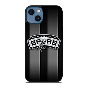 SAN ANTONIO SPURS NBA STRIPE LOGO iPhone 14 Case SAN ANTONIO SPURS NBA STRIPE LOGO iPhone 14 Case