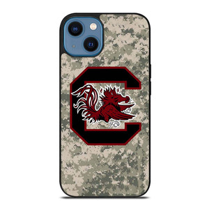 SOUTH CAROLINA GAMECOCKS CAMO LOGO iPhone 14 Case