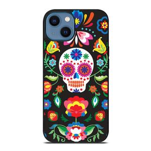 SUGAR SKULL ART iPhone 14 Case SUGAR SKULL ART iPhone 14 Case