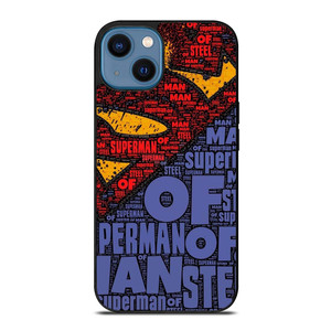 SUPERMAN LOGO ART WALL iPhone 14 Case SUPERMAN LOGO ART WALL iPhone 14 Case