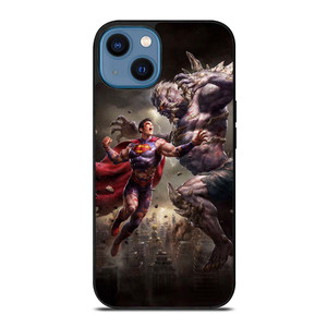 SUPERMAN VS DOOMSDAY ART iPhone 14 Case SUPERMAN VS DOOMSDAY ART iPhone 14 Case