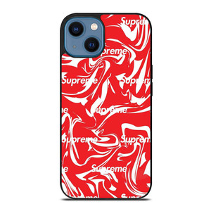 SUPREME MELTED RED ARTWORK iPhone 14 Case SUPREME MELTED RED ARTWORK iPhone 14 Case