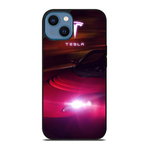 TESLA MOTORS RED CAR iPhone 14 Case TESLA MOTORS RED CAR iPhone 14 Case