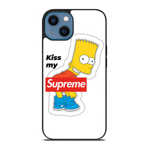 THE SIMPSONS KISS MY SUPREME iPhone 14 Case THE SIMPSONS KISS MY SUPREME iPhone 14 Case