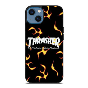 THRASHER SKATEBOARD MAGAZINE FLAME iPhone 14 Case THRASHER SKATEBOARD MAGAZINE FLAME iPhone 14 Case
