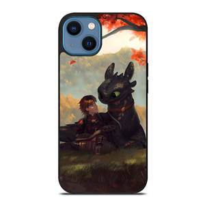 TOOTHLESS AND HICCUP ART iPhone 14 Case