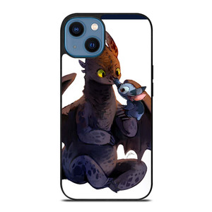 TOOTHLESS AND STITCH CARTOON 2 iPhone 14 Case