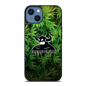 TOY MACHINE SKATEBOARD WEED iPhone 14 Case TOY MACHINE SKATEBOARD WEED iPhone 14 Case