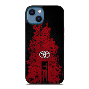 TOYOTA TRD RED CARBON LOGO iPhone 14 Case