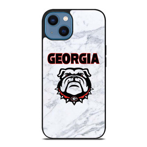 UGA GEORGIA BULLDOGS MARBLE LOGO iPhone 14 Case UGA GEORGIA BULLDOGS MARBLE LOGO iPhone 14 Case