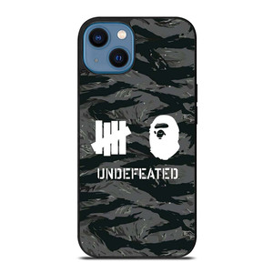 UNDEFEATED X BAPE LOGO iPhone 14 Case UNDEFEATED X BAPE LOGO iPhone 14 Case