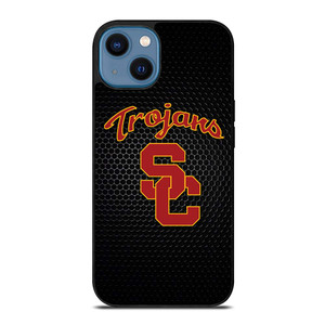 USC TROJANS RUSTY METAL LOGO iPhone 14 Case USC TROJANS RUSTY METAL LOGO iPhone 14 Case